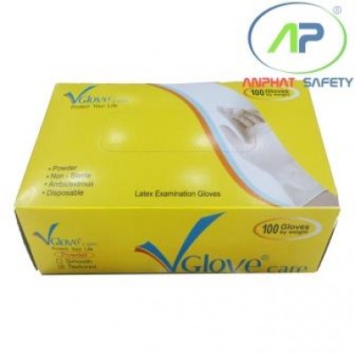 Găng tay y tế Vglove Care (Có bột) Size L